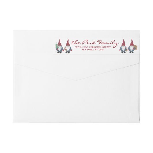 Tomten折り返しのまわりにラベル ラップアラウンドラベル (裏面)