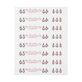 Tomten折り返しのまわりにラベル ラップアラウンドラベル (シート)