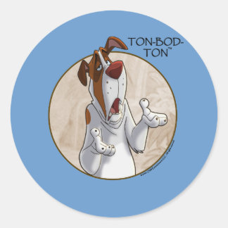 TON-BOD-TONのステッカー ラウンドシール