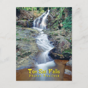 Ton Sai Waterfall,プーケット,タイ ポストカード