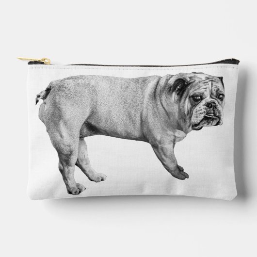 Tonal Bulldog Zip Pouch アクセサリーポーチ (正面)