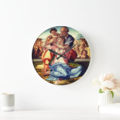 Tondo Doni – Michelangelo Buonarotti ラージ壁時計 (ホーム)