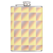 Tone-on-tone squares. フラスク (正面)