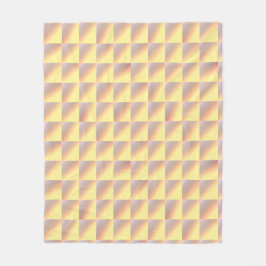 Tone-on-tone Squares. フリースブランケット