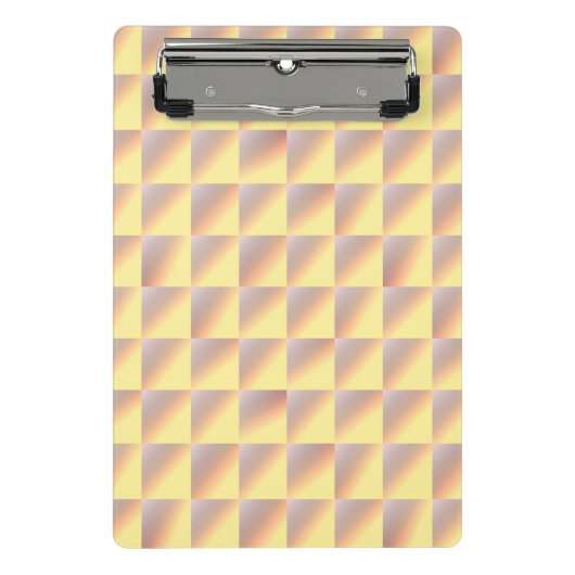 Tone-on-tone squares. ミニクリップボード (正面)