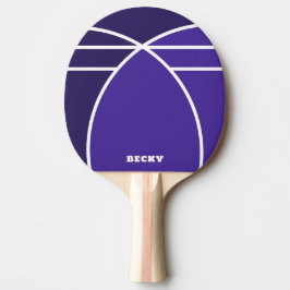 Tones of Blue Personalized Ping Pong Paddle 卓球ラケット