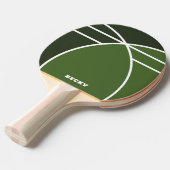 Tones of Green Personalized Ping Pong Paddle 卓球ラケット (正面アングル)