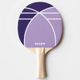 Tones of Purple Personalized Ping Pong Paddle 卓球ラケット