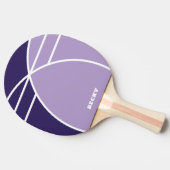 Tones of Purple Personalized Ping Pong Paddle 卓球ラケット (横)