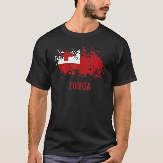 Tongan enthusiasts for Tonga and Tonga Tシャツ (正面)