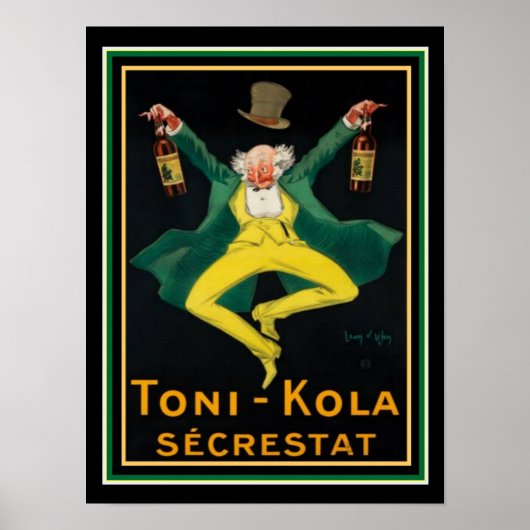 Toni-Kola Secrestat 12 x 16のヴィンテージ広告ポスター ポスター (正面)