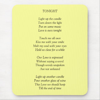 TONIGHT/Love マウスパッド