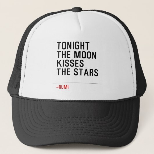 TONIGHT-THE-MOON-KISSES-THE-STARS キャップ (正面)
