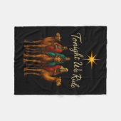 Tonight We Ride  フリースブランケット (正面(横))