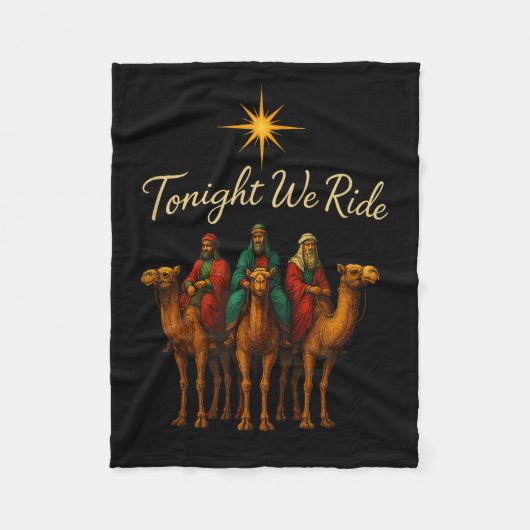 Tonight We Ride  フリースブランケット (正面)