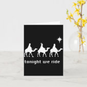 Tonight We Ride, 3 Wise Men, Funny Christian Chris カード (黄色い花)