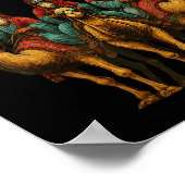 Tonight We Ride Three Wise Men Christmas Nativity  ポスター (角)