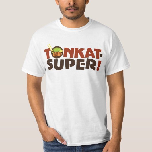 Tonkat極度! TonkatsuのグラフィックのTシャツ Tシャツ (正面)