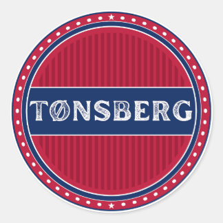 Tønsberg City Pride Emblem – Norwegian Identity ラウンドシール