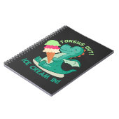 Tonsillectomyの外科扁桃腺のアイスクリーム ノートブック (左側)