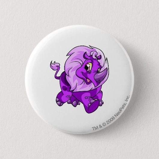 Tonuの紫色 缶バッジ (正面)