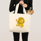 Tonuの金ゴールド ラージトートバッグ (正面(商品))