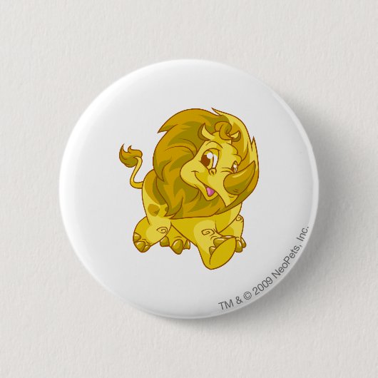 Tonuの金ゴールド 缶バッジ (正面)