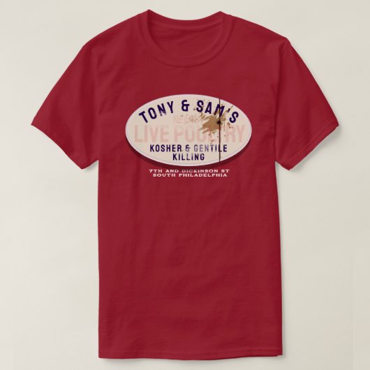 TONYとSAM'Sのカシュルートと非ユダヤ人 Tシャツ (デザイン正面)