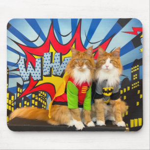 TonyとTeddy Catマウスパッド マウスパッド