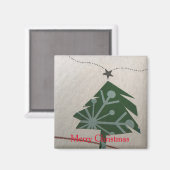 Tony Ciminoによるクリスマスコラージュ付きマグネット マグネット (正面/裏面)