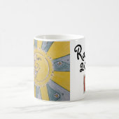 Tony Cimino作のオリジナルアート付きマグ コーヒーマグカップ (中央)