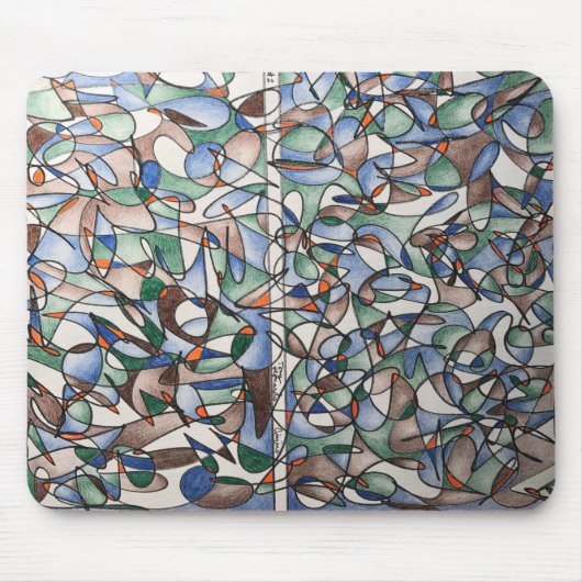 Tony Cimino氏によるマウスパッドとアート マウスパッド (正面)