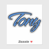 Tony Name blue Aufkleber Sticker Stickerset シール (シート)