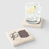 Tony Photographyロゴコースター ストーンコースター (横)