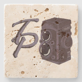 Tony Photographyロゴコースター ストーンコースター