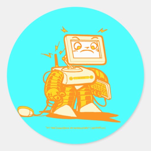 Tony TFTステッカー1 ラウンドシール (正面)