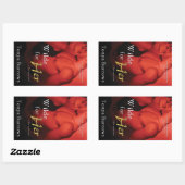 Tonya Burrowsによる彼女のためのワイルド 長方形シール (シート)