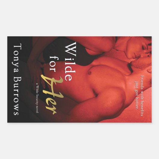 Tonya Burrowsによる彼女のためのワイルド 長方形シール (正面)