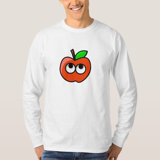 Tonymacx86りんごの長い袖のワイシャツ Tシャツ Zazzle Co Jp