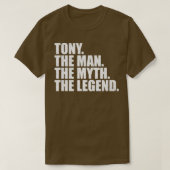 TonyTony名Tony与え名 Tシャツ (デザイン正面)