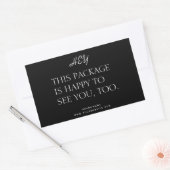 Tooパッケージのビジネスステッカーを見て嬉しい 長方形シール (封筒)