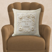 Too かわいらし to気に – サイとエレガントフローラ3D クッション