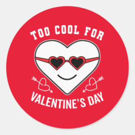 Too カッコいい Valentine's Dayアンチお祝い ラウンドシール