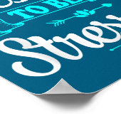 Too Blessed To Be Stressed, Motivation , Yoga Tee  ポスター (角)