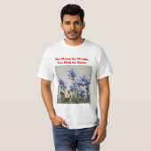Too Classy for Drama Rooster Among Iris Flowers El Tシャツ (正面フル)