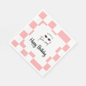 Too Cool 2nd Birthday  スタンダードランチョンナプキン (角)