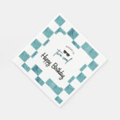 Too Cool 2nd Birthday  スタンダードランチョンナプキン (角)