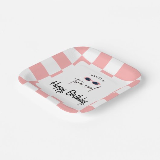 Too Cool 2nd Birthday  ペーパープレート (傾斜あり)