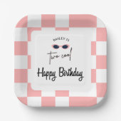 Too Cool 2nd Birthday  ペーパープレート (正面)