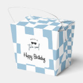 Too Cool 2nd Birthday Favor Box フェイバーボックス (裏面サイド)